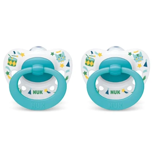 Sucettes bleu silicone 0-6 mois Classic