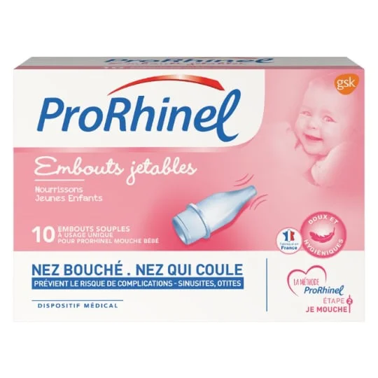 Embouts jetables souples pour mouche bébé