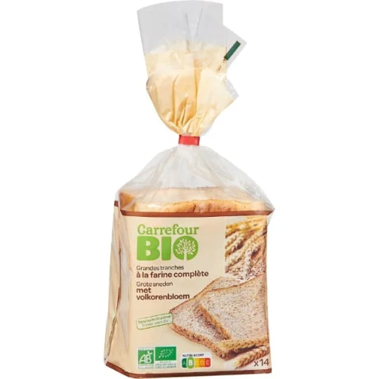 Pain de mie Complet Bio Grandes Tranches