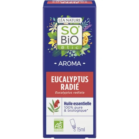 Huile Essentielle d'Eucalyptus Radié Bio