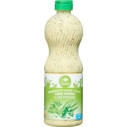Sauce vinaigrette allégée fines herbes