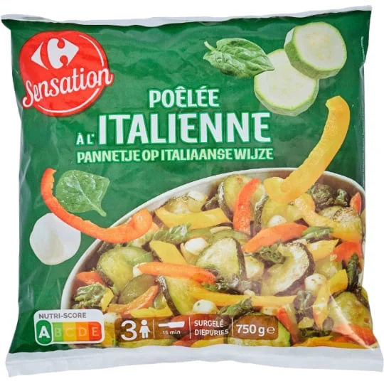 Légumes cuisinés poêlée Méridionale