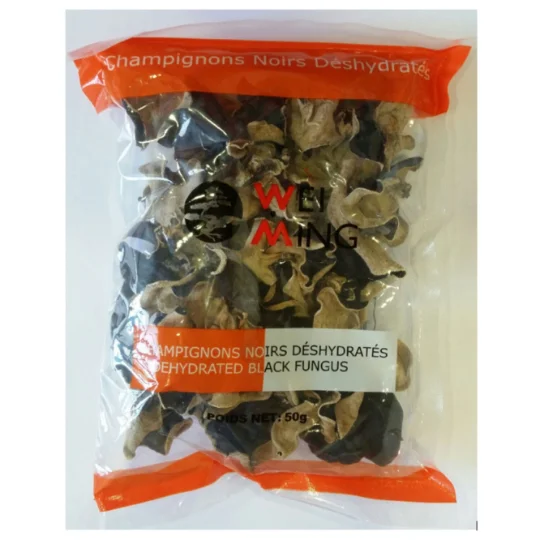 Champignons noirs déshydratés
