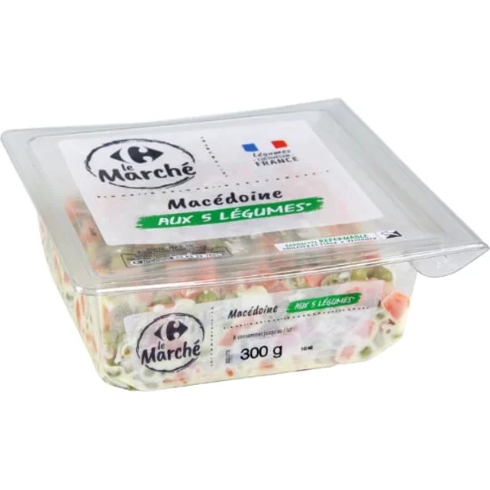 Macédoine 5 légumes en sauce