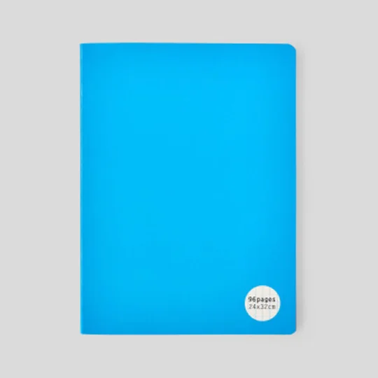 Maison Cahier Bleu 96 Pages Grands Carreaux 24X32Cm