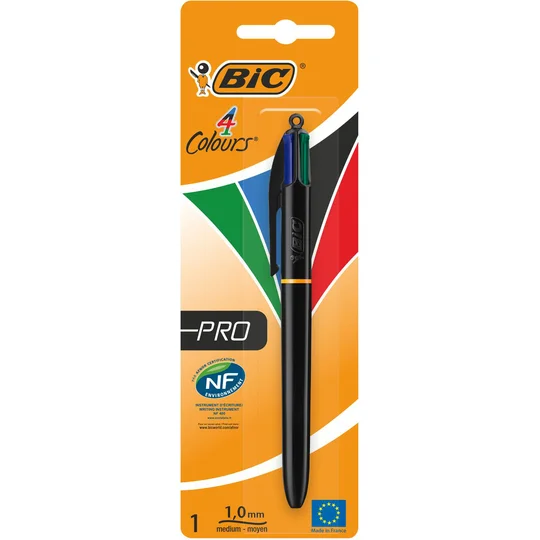 Stylo bille 4 couleurs Pro
