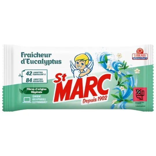 Lingettes Désinfectantes à l'Eucalyptus