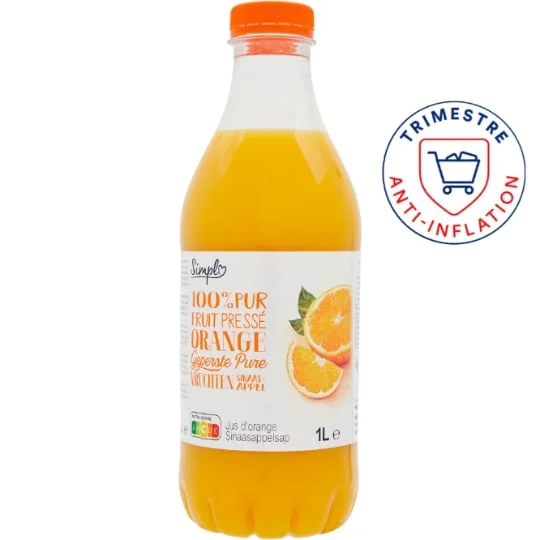 Jus d'orange 100% fruit pressé