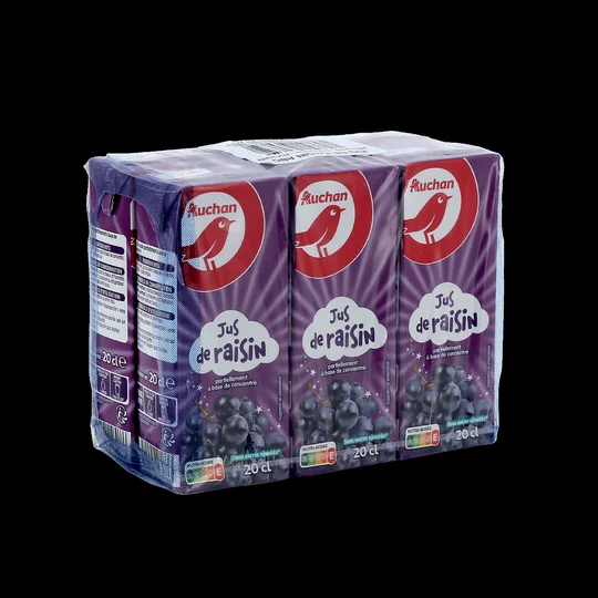 Jus de raisin à base de concentré briquettes