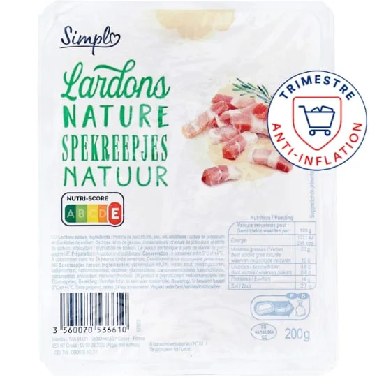 Lardons nature