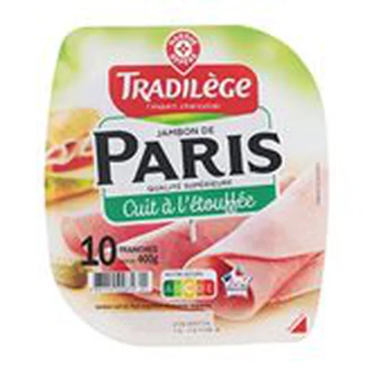 Jambon de Paris Découenné dégraissé x10