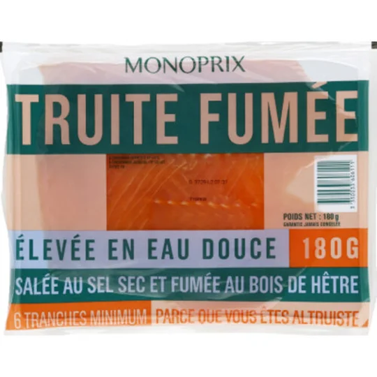 Truite fumée