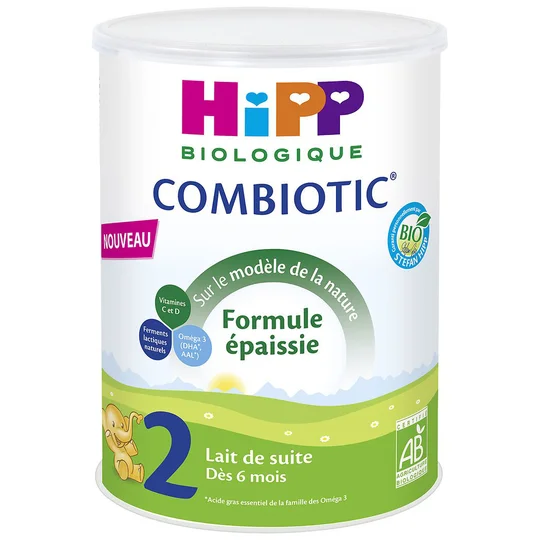 Lait 2 Biologique Bio combiotic epaissi