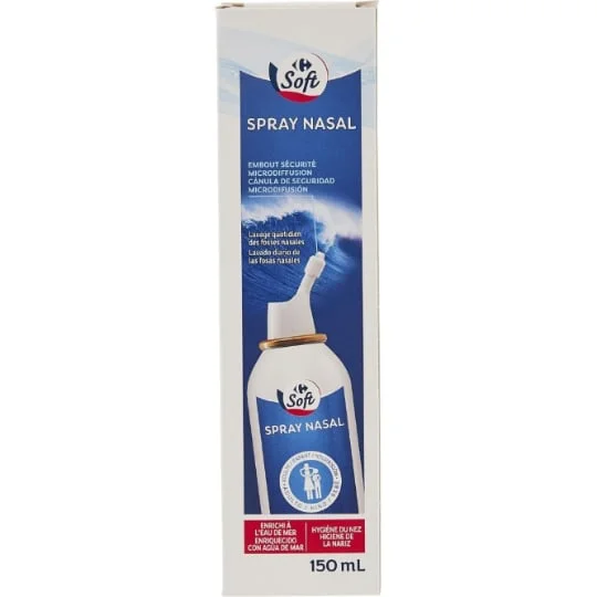 Spray nasal enrichi à l'eau de mer