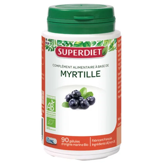 Complément Alimentaire Myrtille Bio Gélule x90