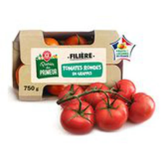 Tomates rondes grappe HVE