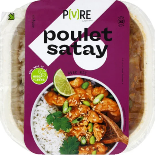 Poulet satay et son riz parfumé