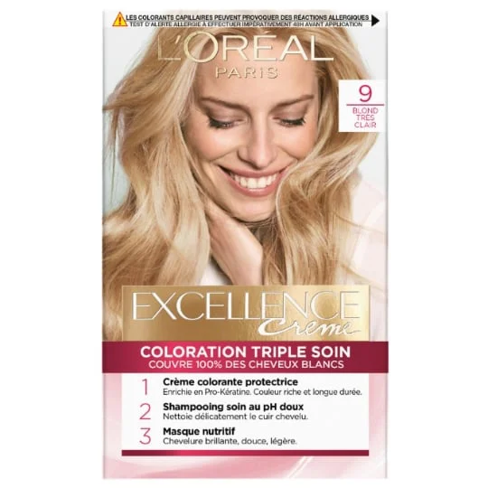 Coloration Cheveux 9 Blond très clair