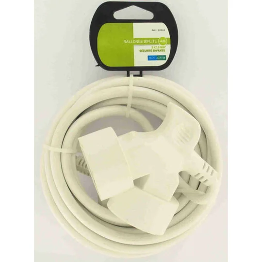 Prolongateur 3X1,5 4M 16A Blanc