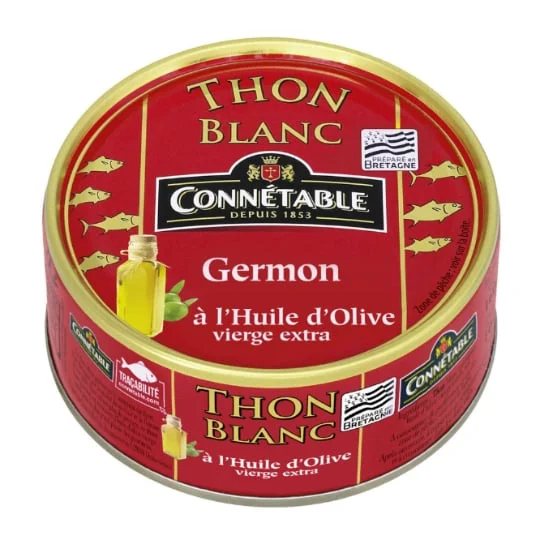 Thon blanc véritable Germon à l'huile d'olive vierge extra