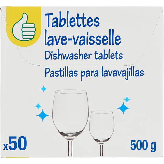 Tablettes lave-vaisselle