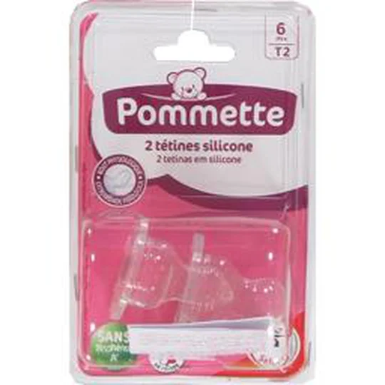 Tétines silicone physiologiques Taille 2