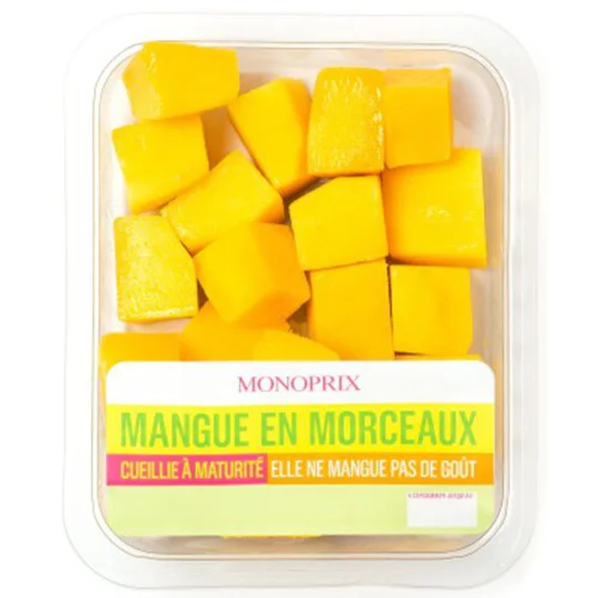 Mangue en morceaux
