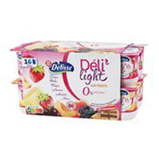 Yaourts Fruits 0% Déli'light Fruits panachés