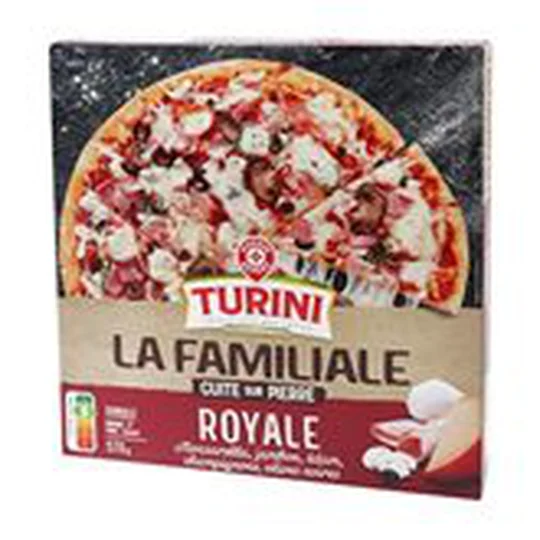 Pizza Cuite sur pierre Royale familiale