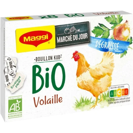 Bouillon volaille Dégraissé Bio