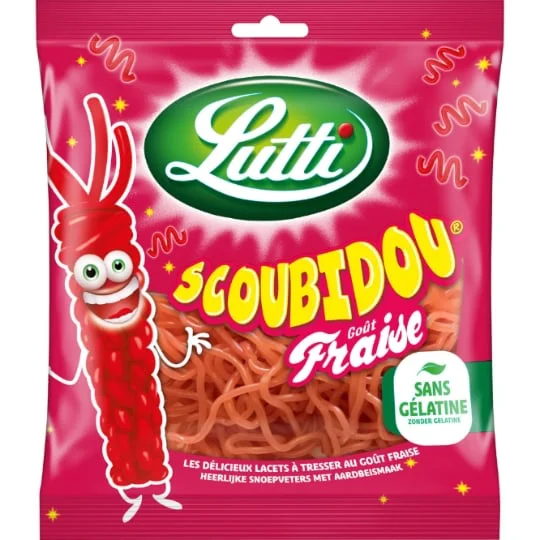 Bonbons scoubidou fraise
