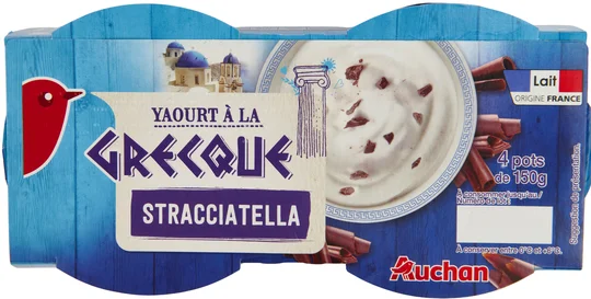 Yaourt à la grecque au stracciatella