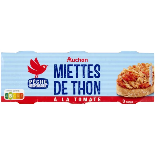 Miettes de thon listao à la tomate