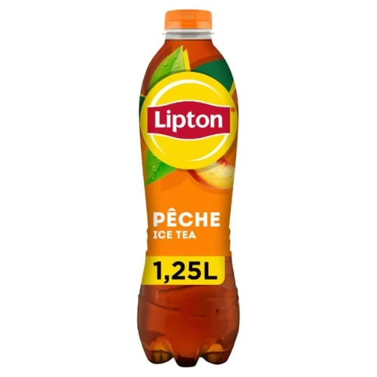 Boisson au thé saveur pêche