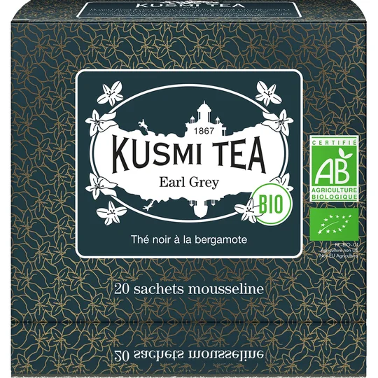 Thé noir Earl Grey bio à la bergamote