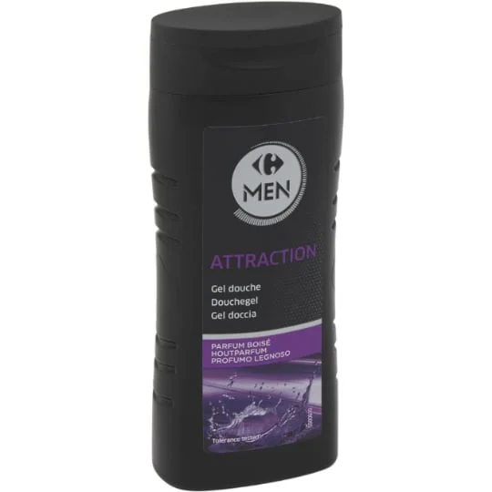 Gel douche parfum boisé