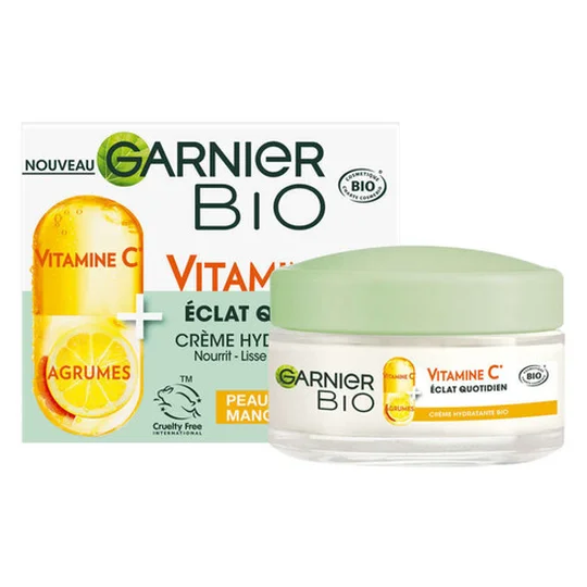 Bio Crème Hydratante Visage Vitamine C Eclat