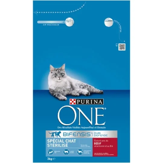 Croquettes pour chat stérilisé boeuf