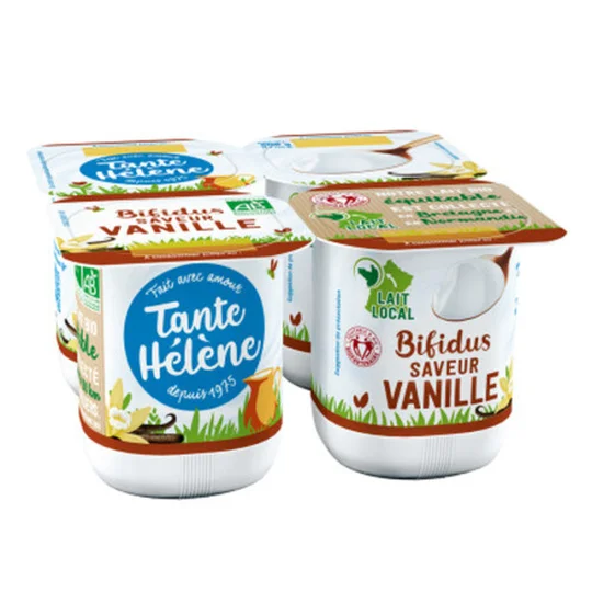 Yaourt Bifidus Saveur Vanille Bio