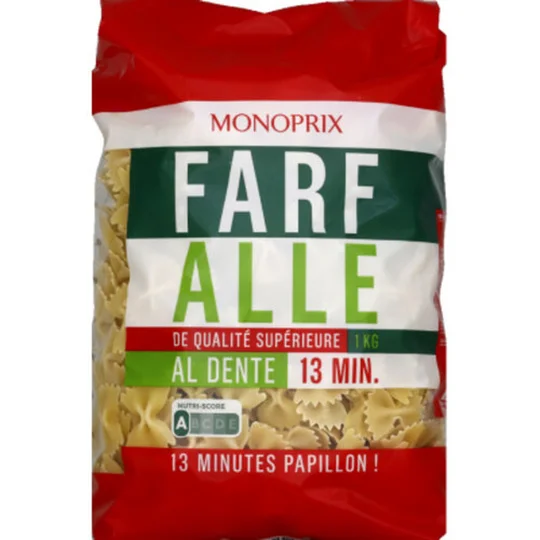 Farfalle Qualité Supérieure
