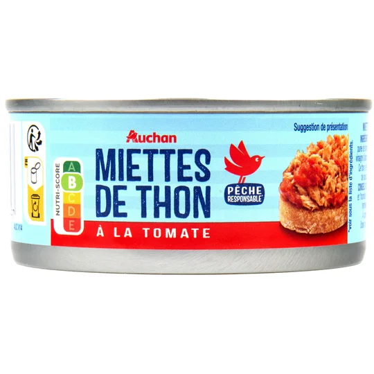 Miettes de thon à la tomate