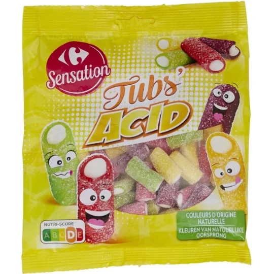 Bonbons tube acide