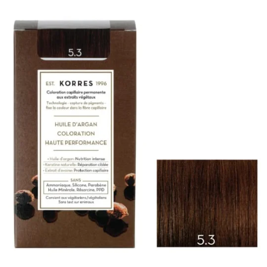 Coloration huile d'argan Golden 5.3