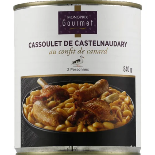 Cassoulet de Castelnaudary au confit de canard
