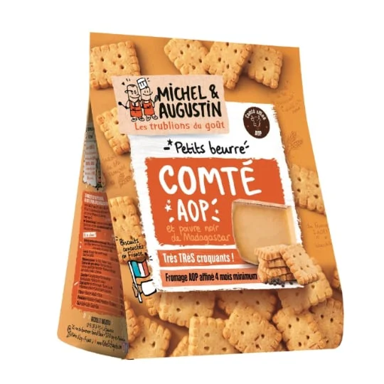 Biscuits apéritifs comté poivre