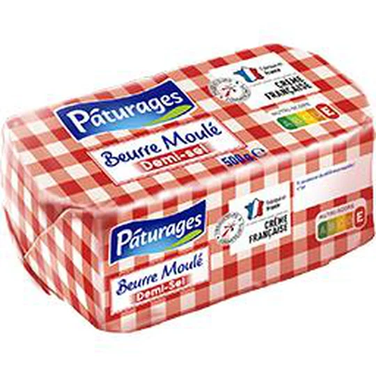 Beurre moulé demi-sel