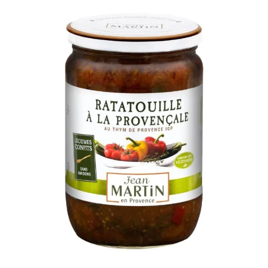 Plat cuisiné ratatouille provençale