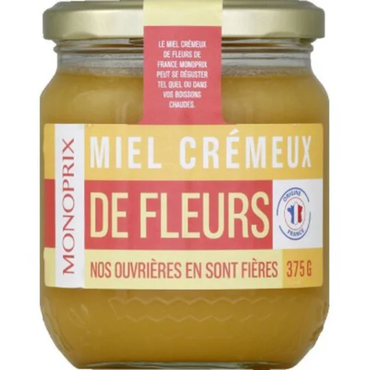 Miel crémeux de fleurs