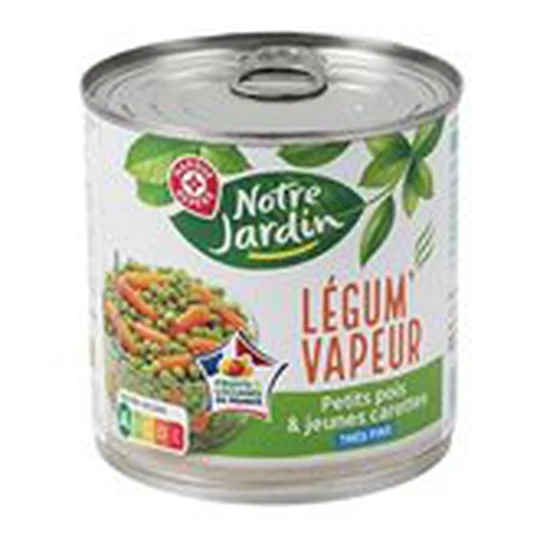 Légum' Vapeur Petits pois & carottes