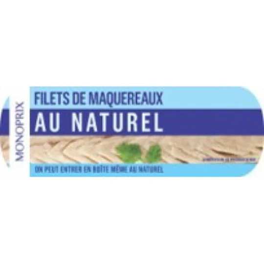 Filets de Maquereaux au Naturel
